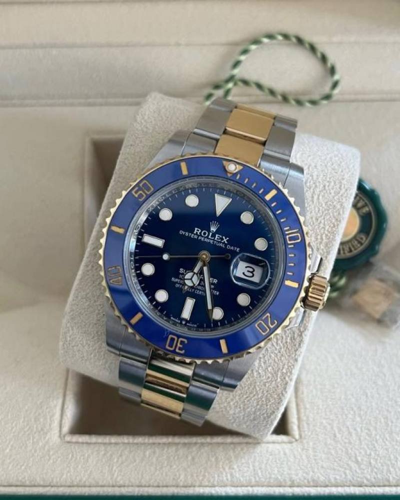 ROLLEX SUBMARINER TT BLUE AUTOMATIC HEAVY 475