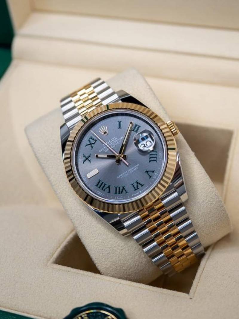 Rollex Oyster perpetual Date Just Automatic Gold heavy 480