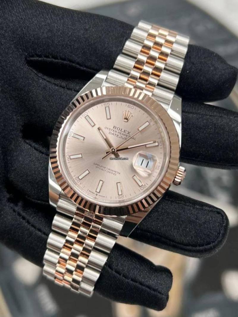 Rollex Oyster perpetual Date just Automatic Copper 482
