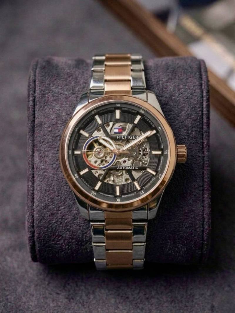 Tommy Hilfigar Automatic 2 Tone Black 272