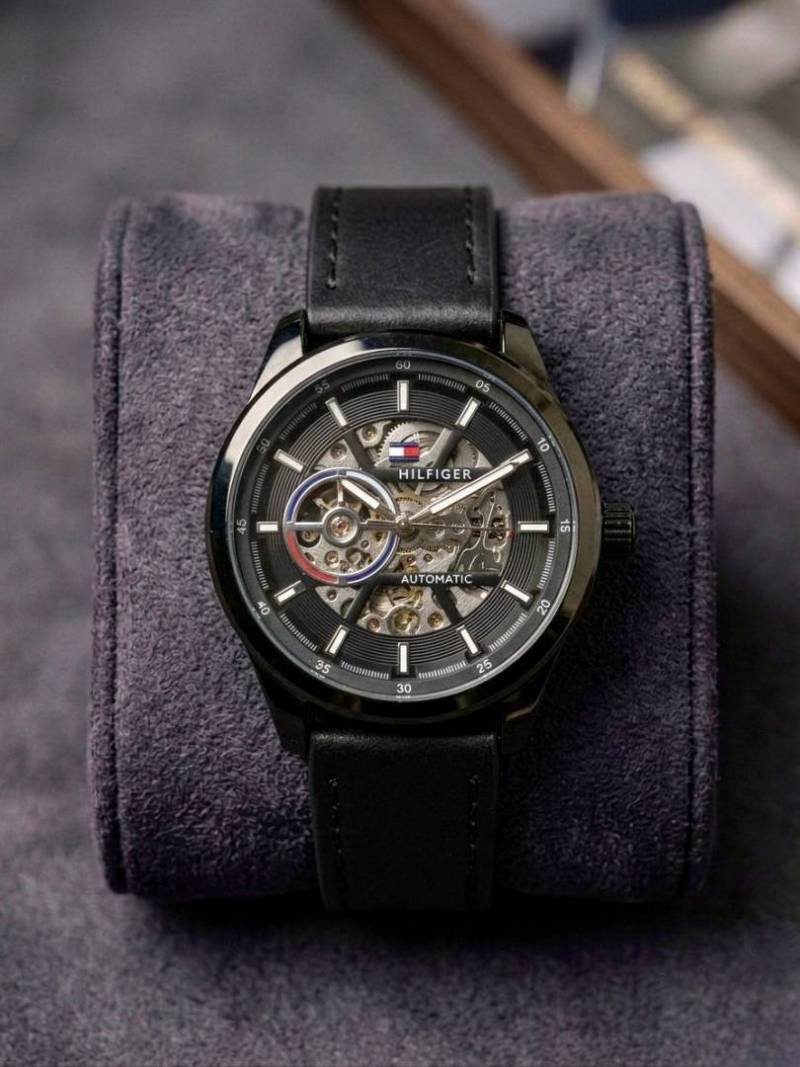 Tommy HilfigarAutomatic Leather Belt Full Black 291