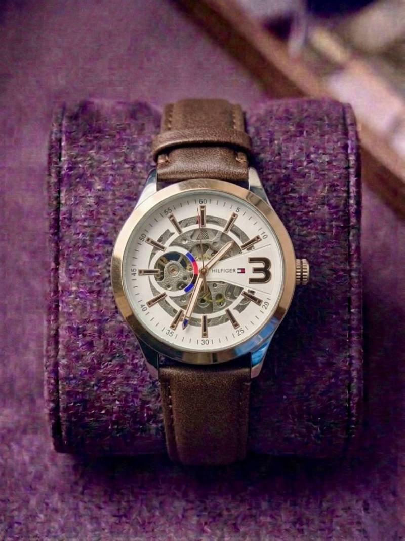 Tommy Hilfigar Automatic Skeleton Leather Belt 308 Main image