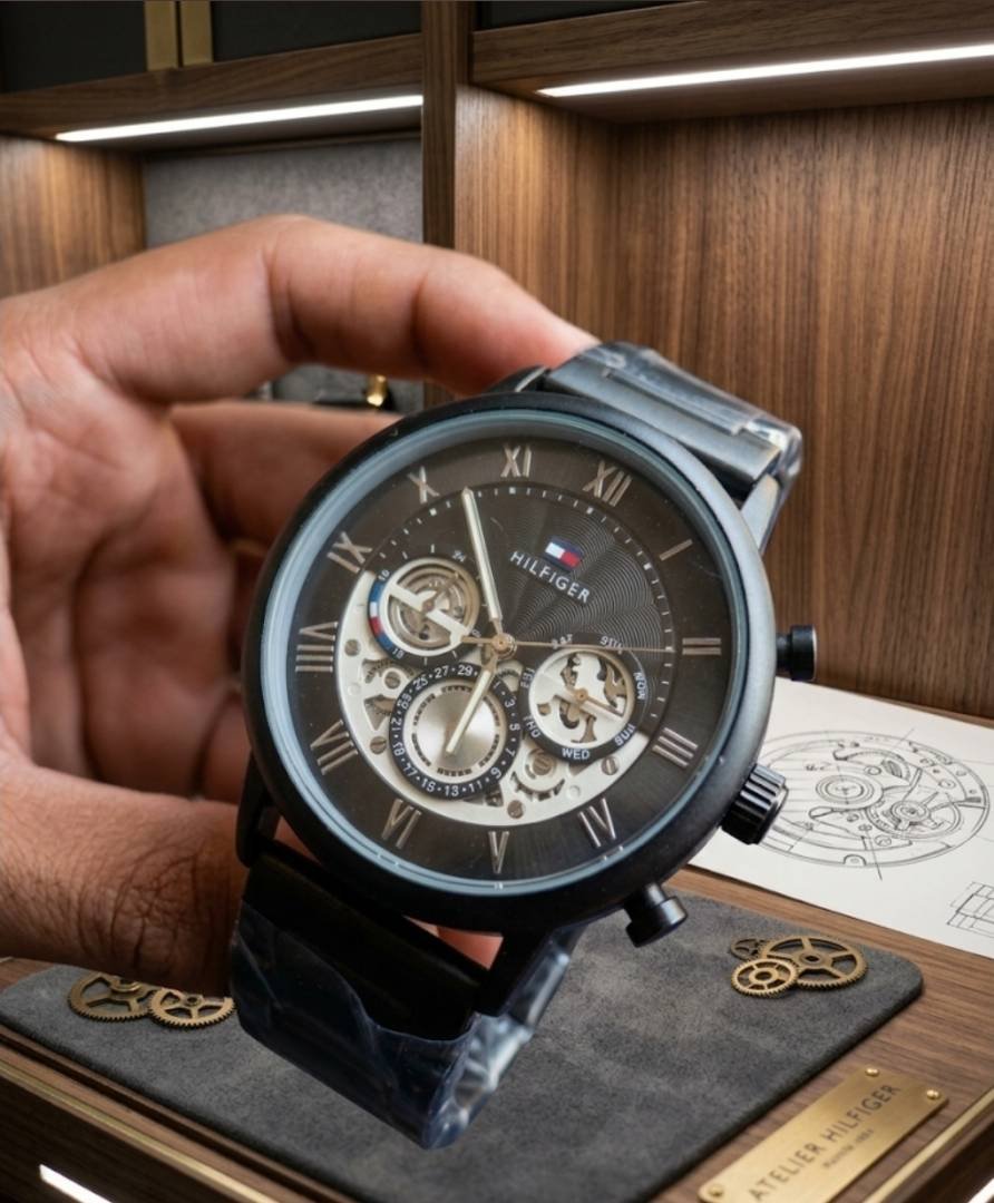 TOMMY HILFIGAR LEGEND SERIES CHRONOGRAPH SKELETON QUARTZ 120