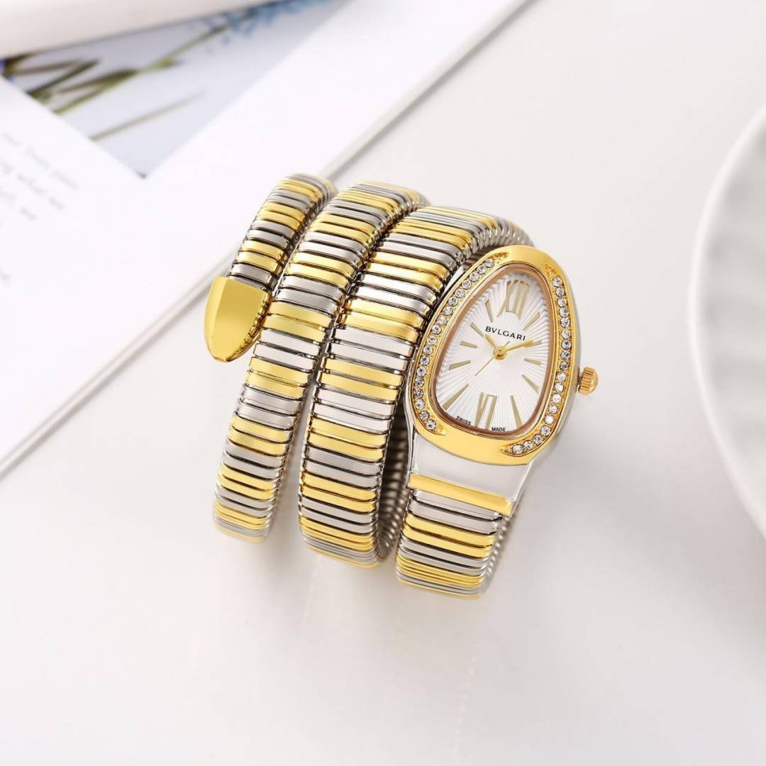 Bvlgari Serpenti Snake 2Ton-Gold-White Main image