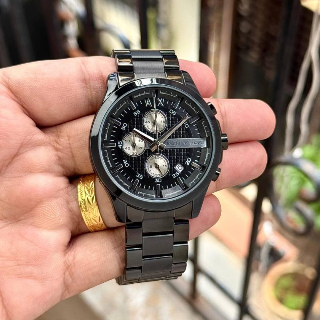 ARMA I EXCHANGE HAMPTON GUNMETAL CHRONOGRAPH WATCH 529 Main image