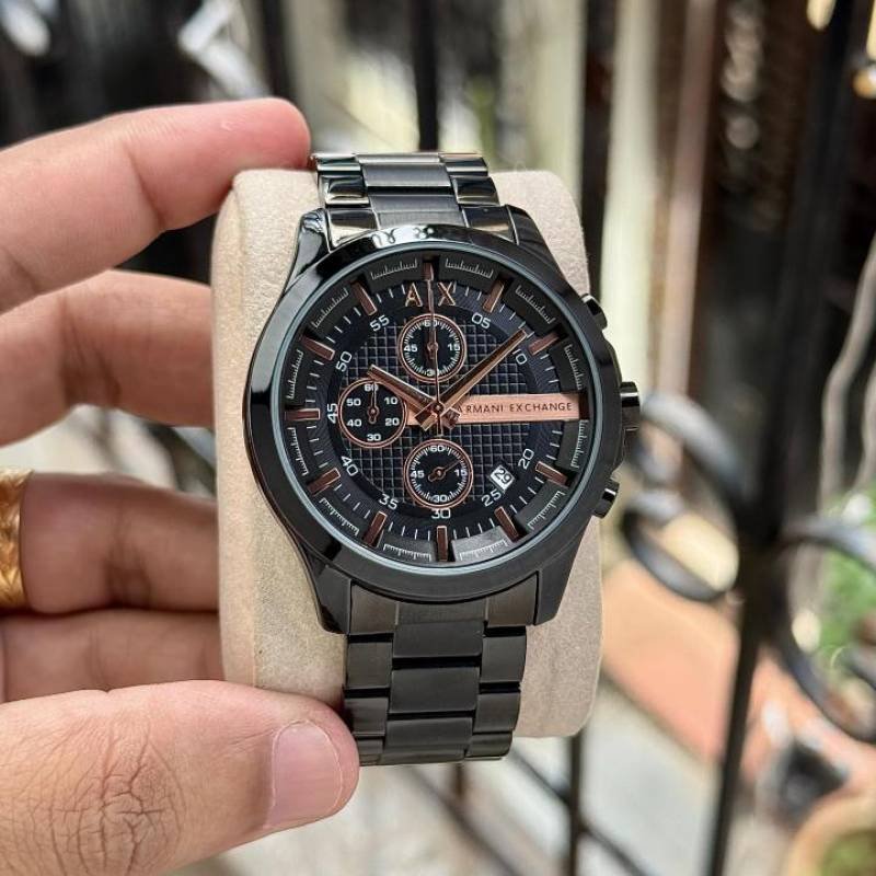 ARMA I EXCHANGE HAMPTON GUNMETAL CHRONOGRAPH WATCH 530 Main image