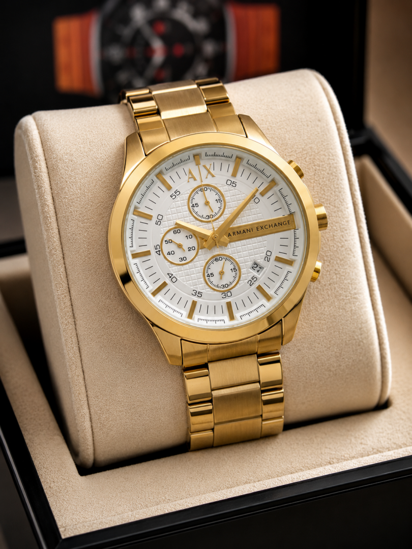ARMA I EXCHANGE HAMPTON GUNMETAL CHRONOGRAPH WATCH 535 Main image