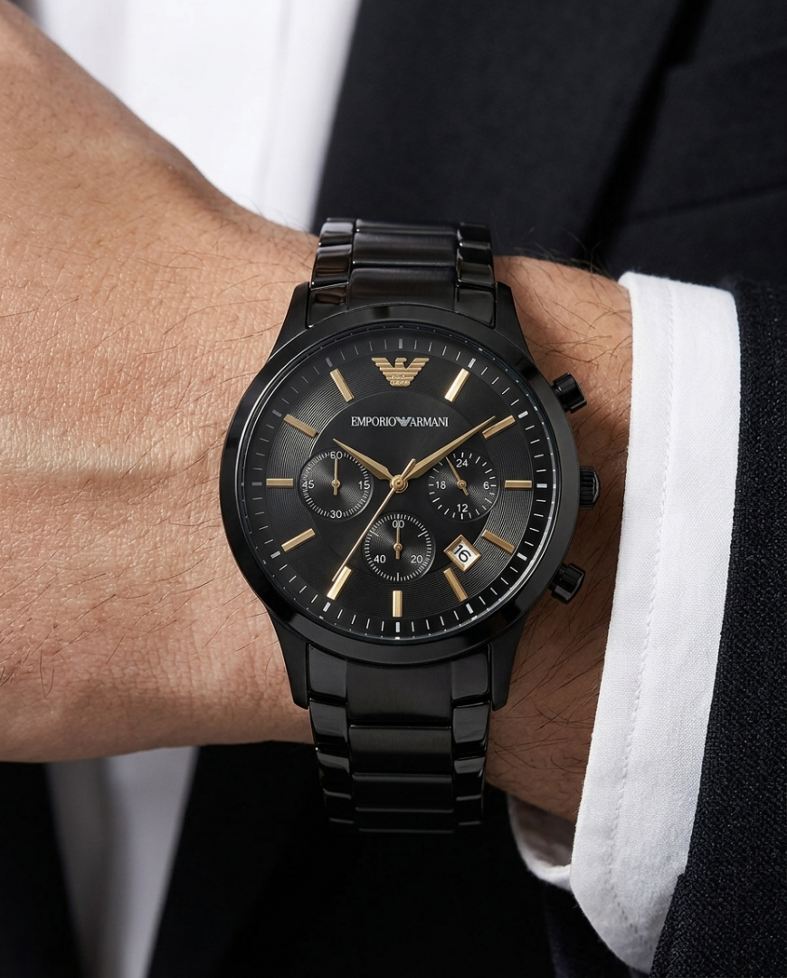 Emporio Armaan_i Classic Black-Gold Main image