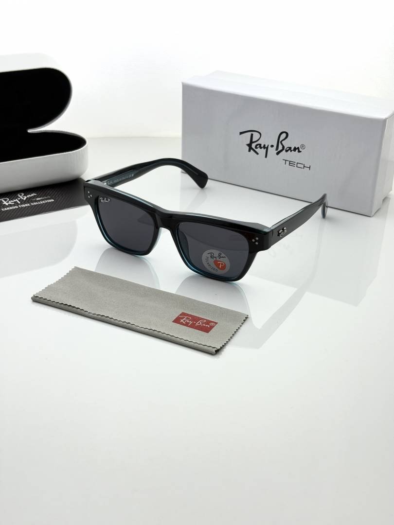 Rayba 5524 blue tone black polarized lens