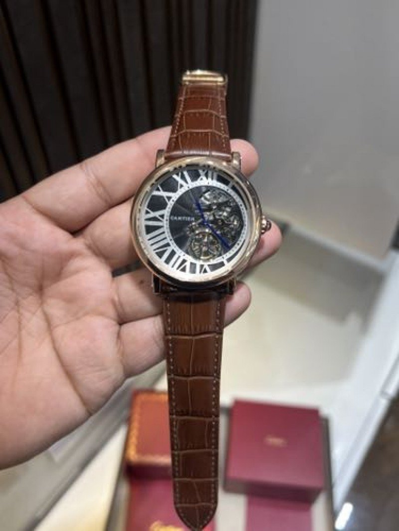CARTIAR AUTOMATIC LEATHER BELT Main image