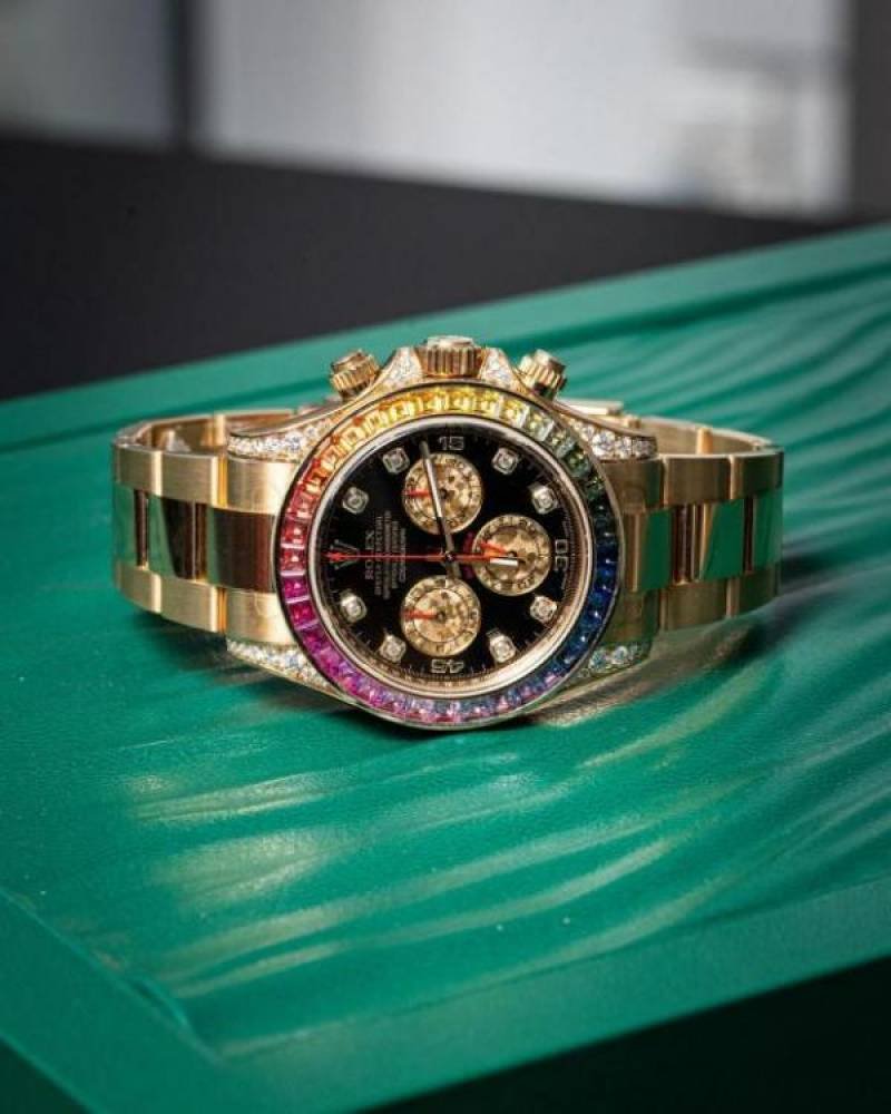 ROLLEX RAINBOW CHRONOGRAPH WORKING GOLD 292