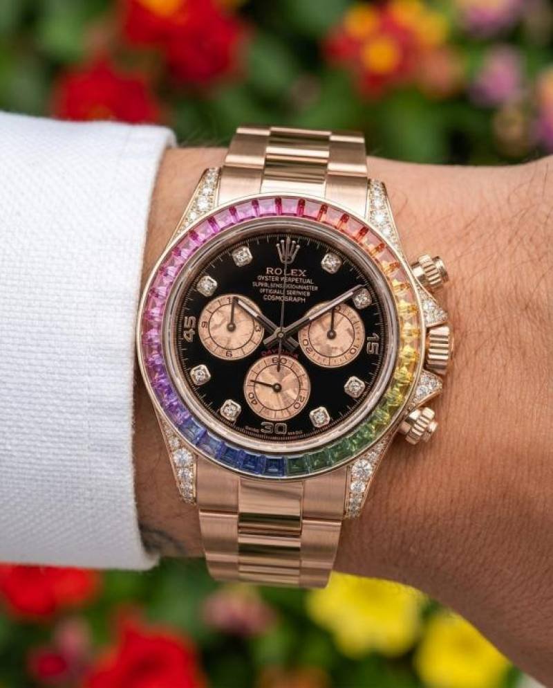 ROLLEX RAINBOW CHRONOGRAPH WORKING ROSE 293