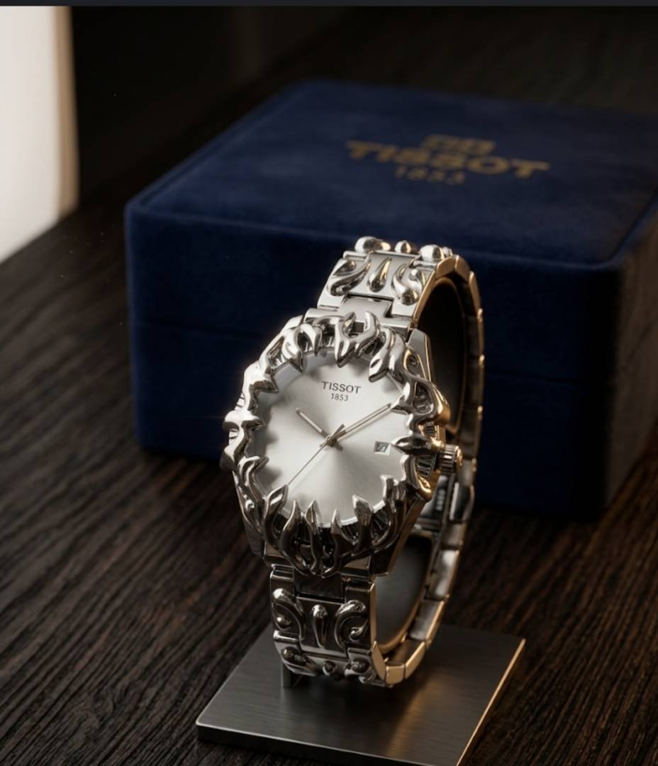 TISOT MENS MONSTER EDITION NEW ARRIVAL SILVER WHITE 616