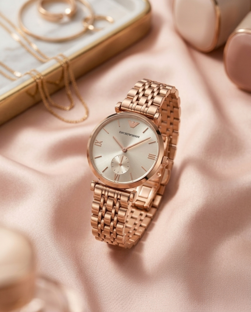 Emporio Armaann_i Classic pink Dial Main image