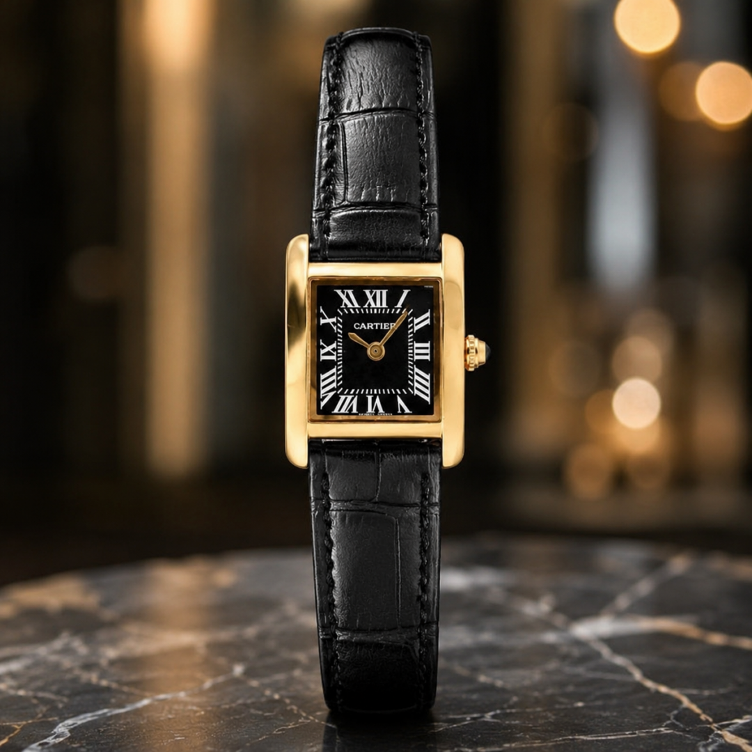 CARTIAR TANK LADIE MINI Black GOLD 639 Main image