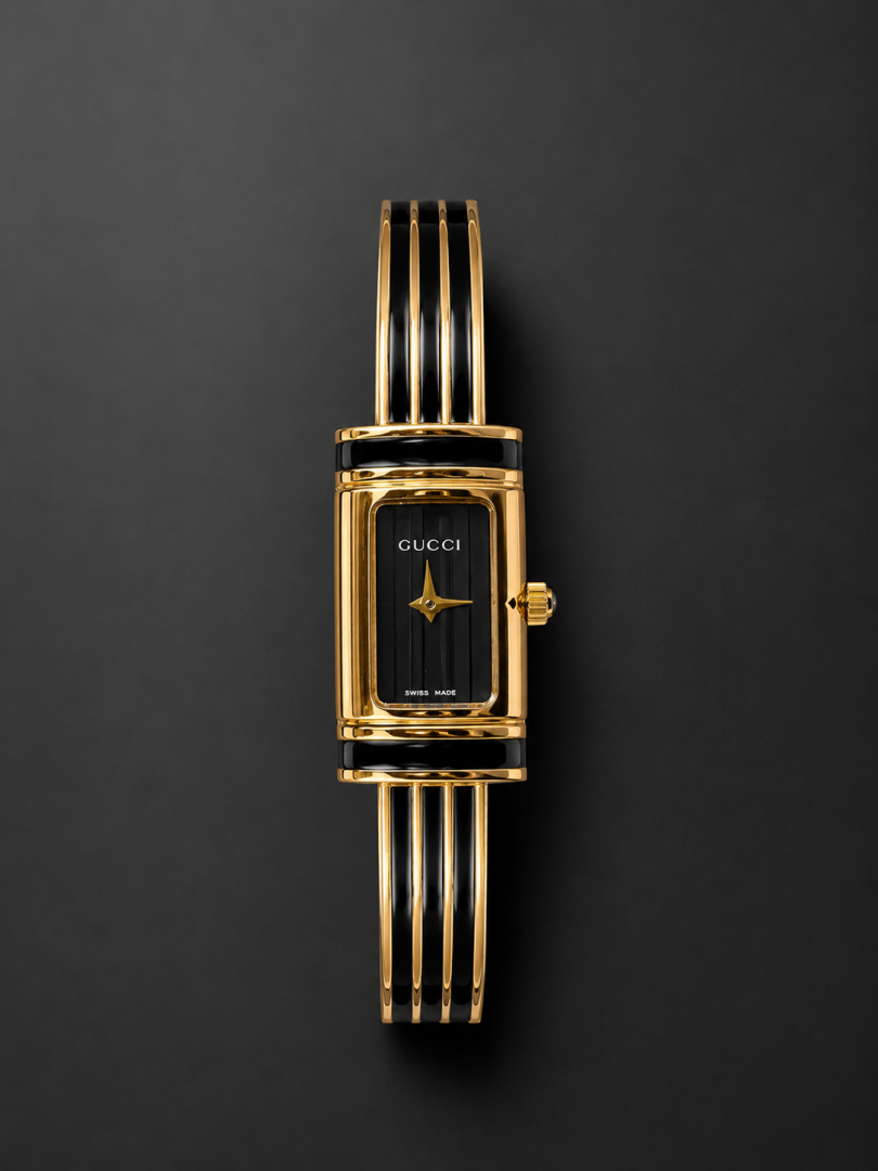 Gucc ci bamboo analog ladies black 702 Main image