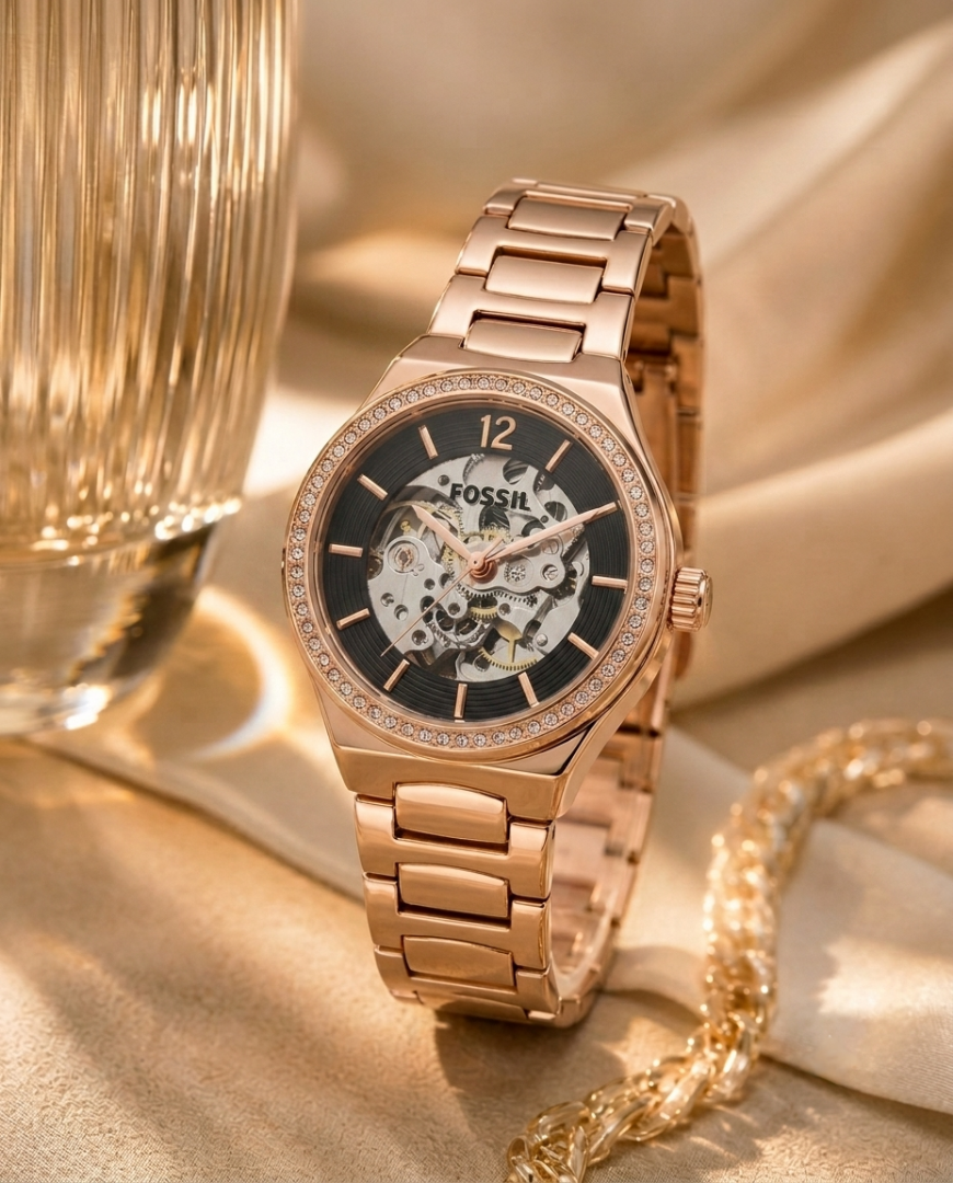 Fossii_l Eevie Automatic Copper-Black Main image