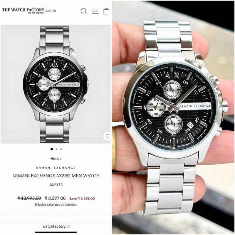 ARMAI EXCHANGE HAMPTON GUNMETAL CHRONOGRAPH WATCH 531 Main image