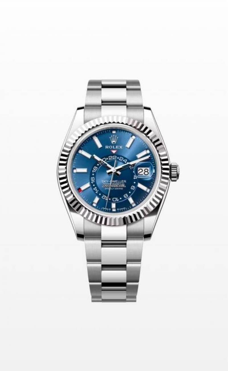 ROLE EX SKY DWELLER REG CHAIN SWISS MOVEMENT WORKING LIKE AUTO 338