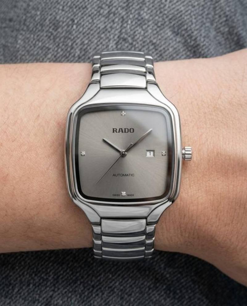 RAD- TRUE SQUARE SWIFT MOVEMENT SILVER GREY