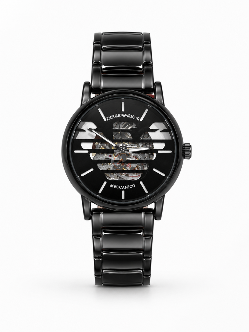 EMPORIO ARMA AUTOMATIC PREMIUM FULL BLACK WATCH Main image