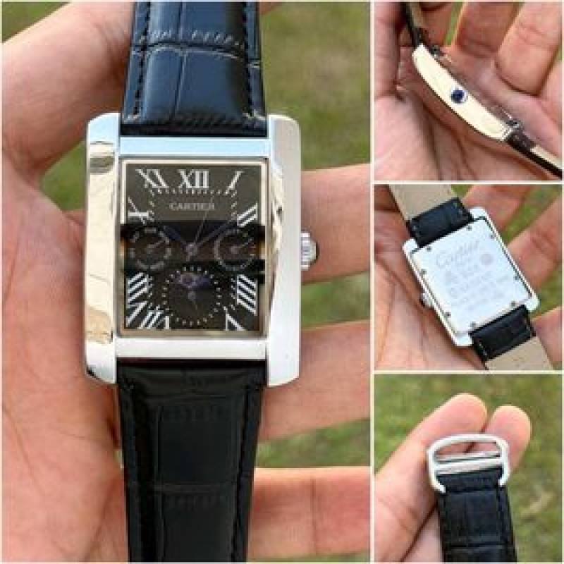 CARTIEER TANK MOONPHASE BLACK BLACK 747 Main image