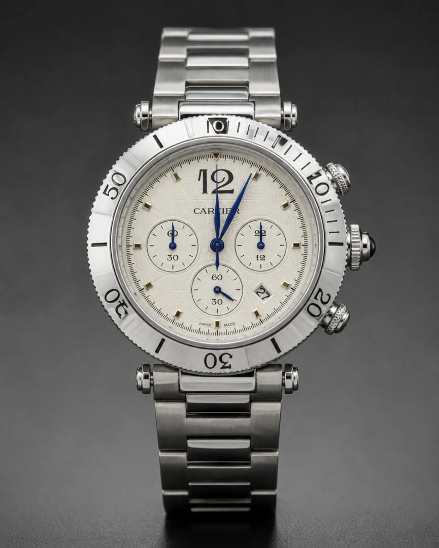 CARTIE ER PASHA CHRONOGRAH 41MM STORE ARTICLE WATCH 811 Main image