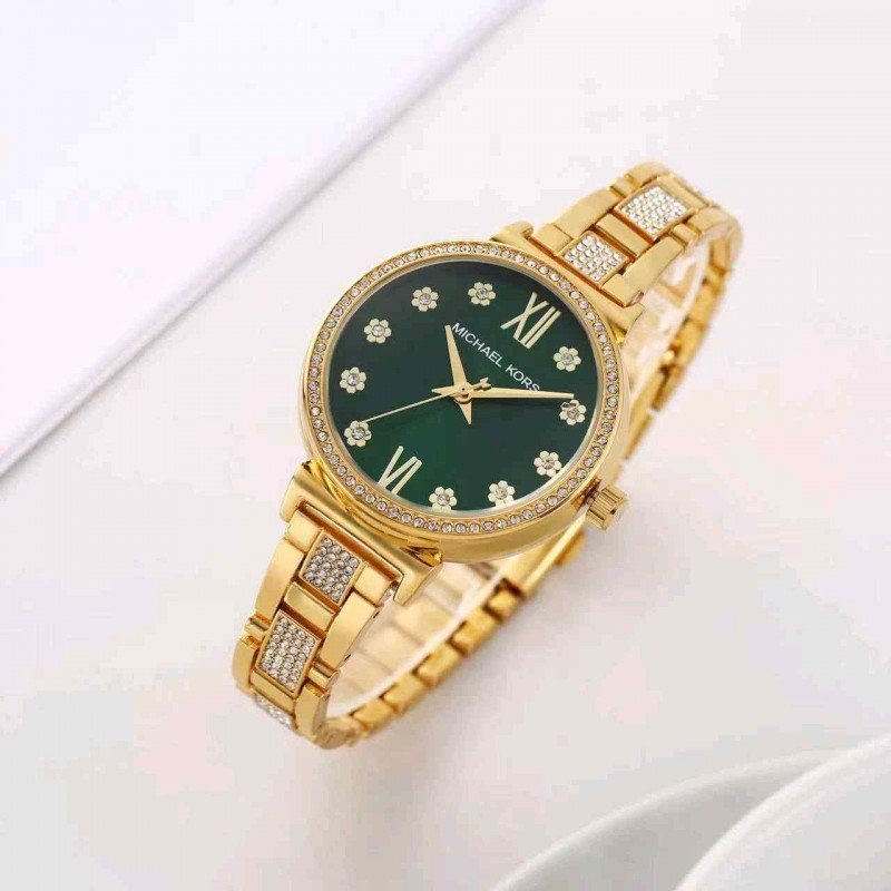 Michaae_l Kors Gold Green