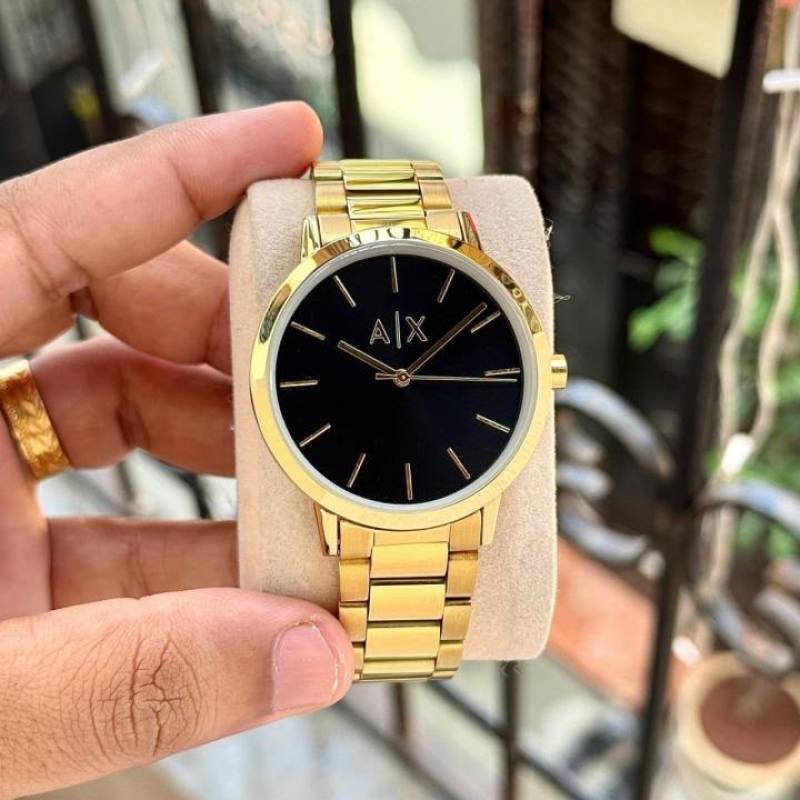 ARRWA%!EXCHAGE SLIM GOLD BLACK 830