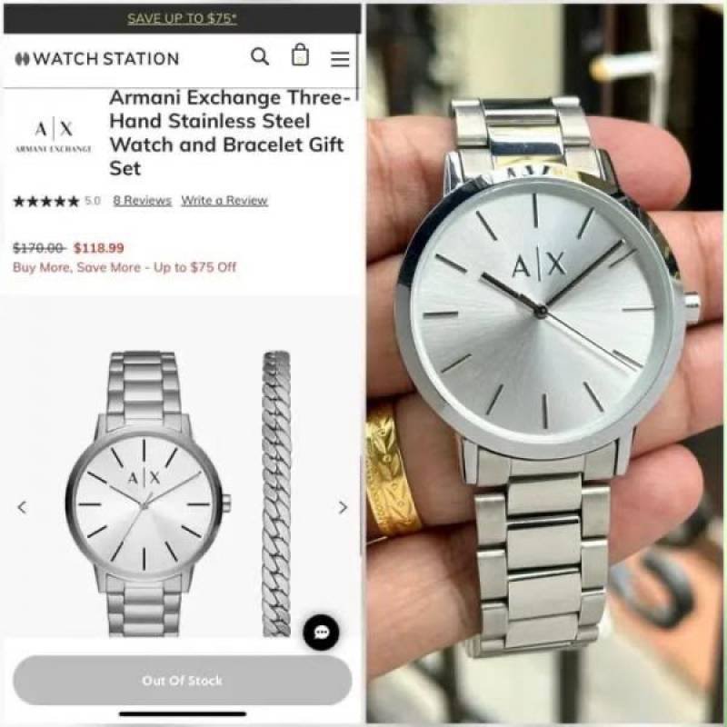 ARRWA%!EXCHAGE SLIM SILVER WHITE 832 Main image