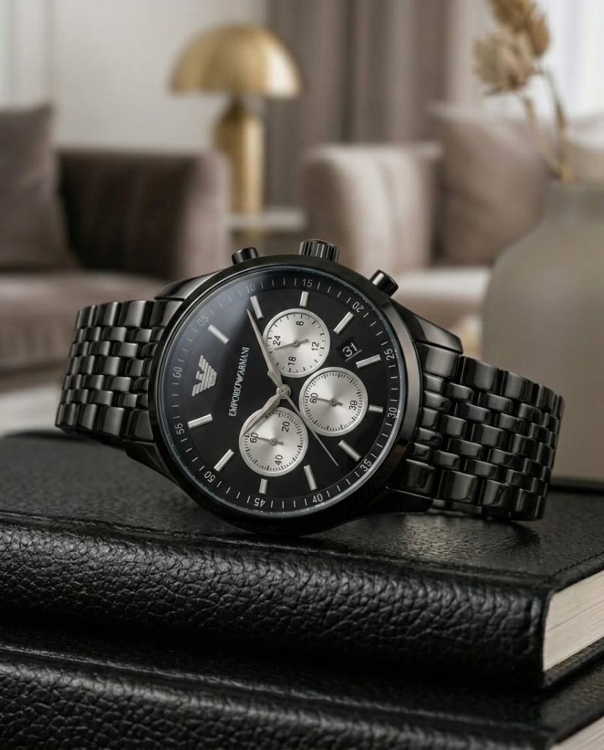 Emporio Armaan_i AR11581 Chronograph Full Black Main image
