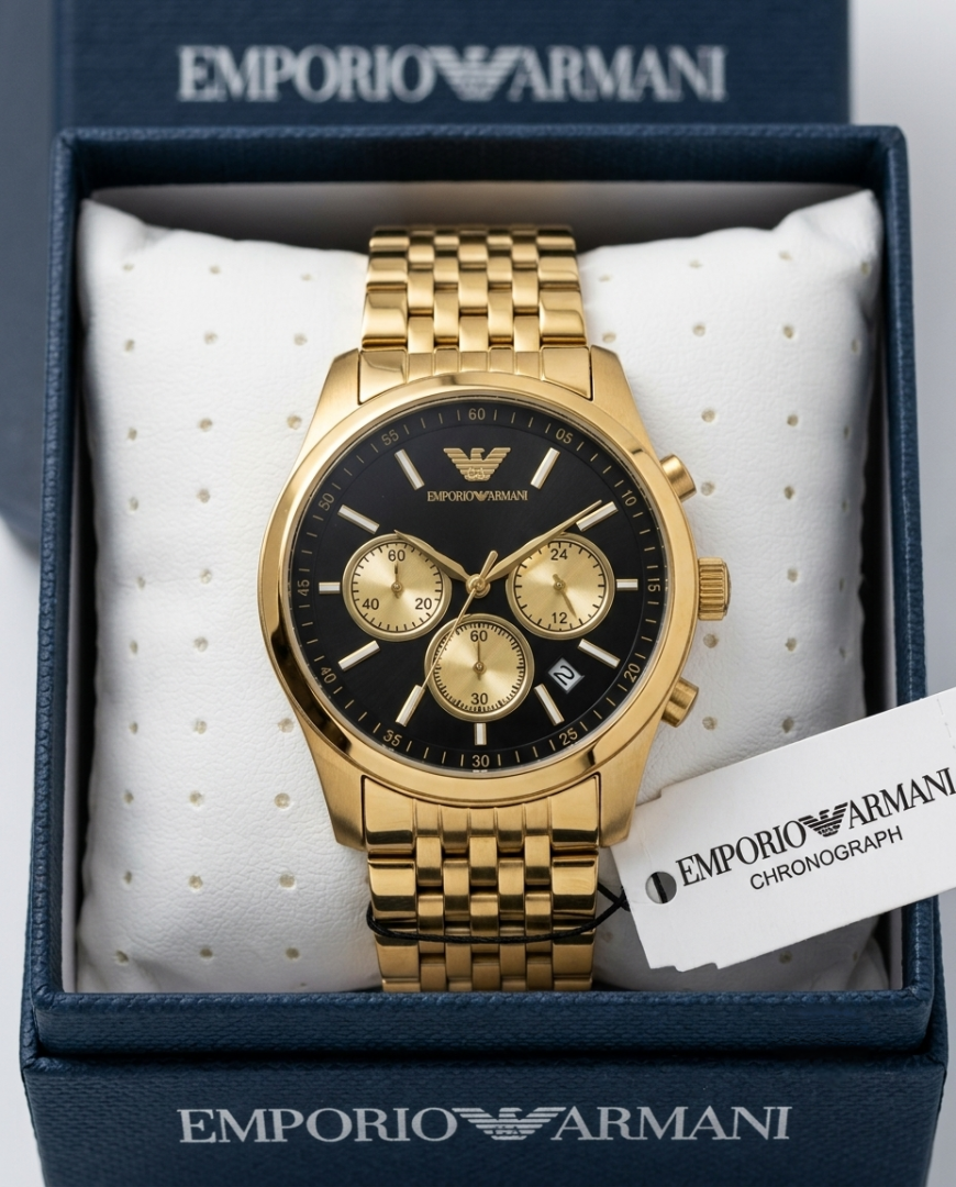 Emporio Armaan_i AR11581 Chronograph Gold-Black Main image