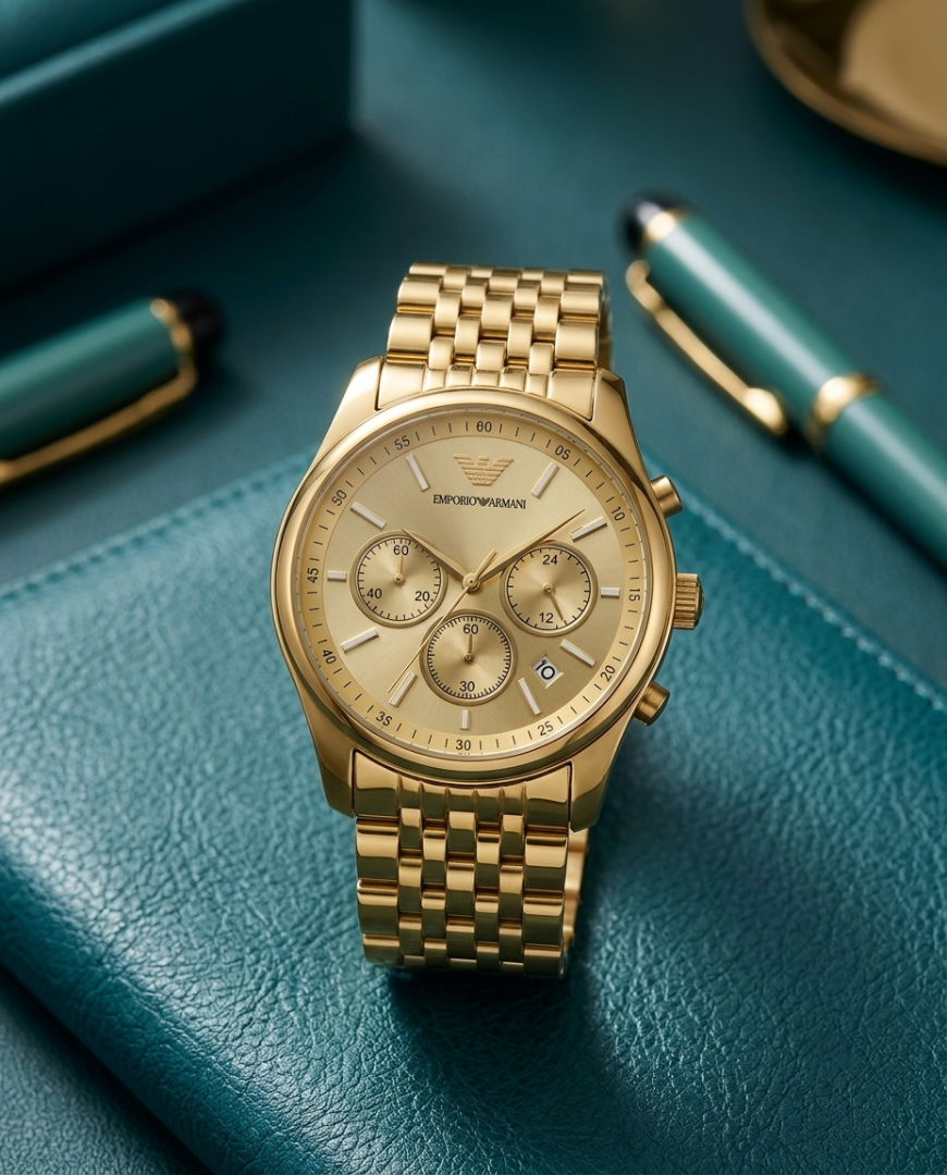 Emporio Armaan_i AR11581 Chronograph Full Gold Main image