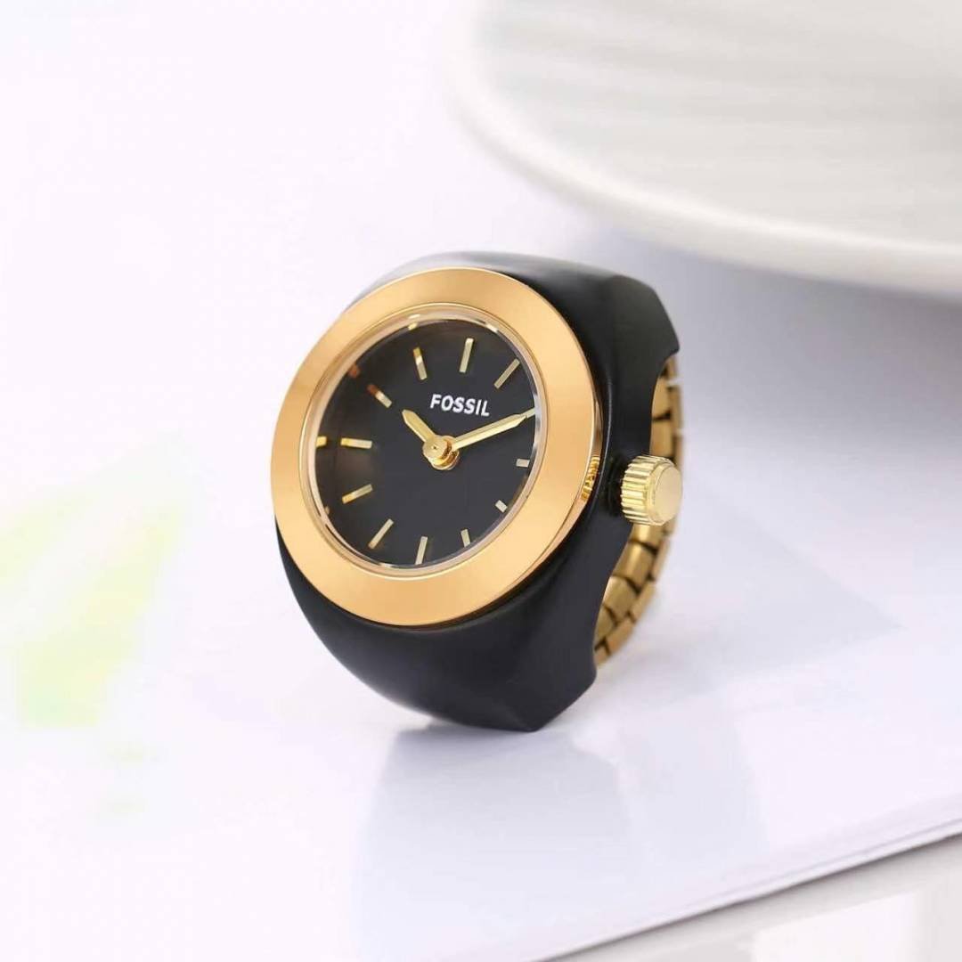 FOSSIIL UNISEX RING gold WATCH R-15 Main image