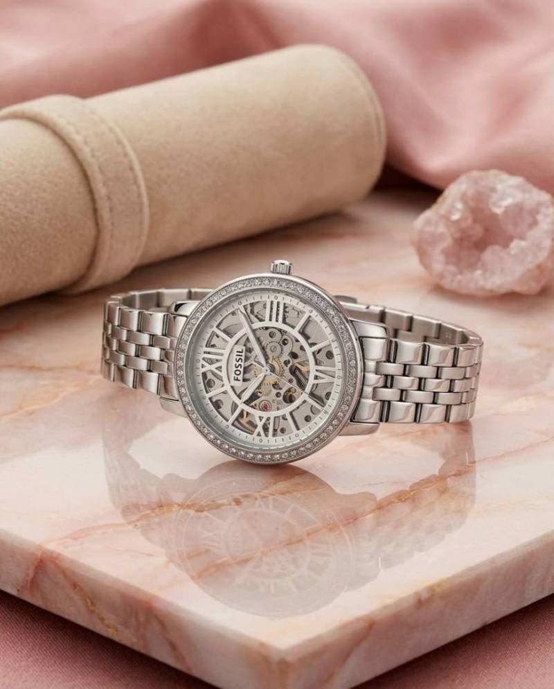 Fossii_l Delphi Automatic full silver Main image