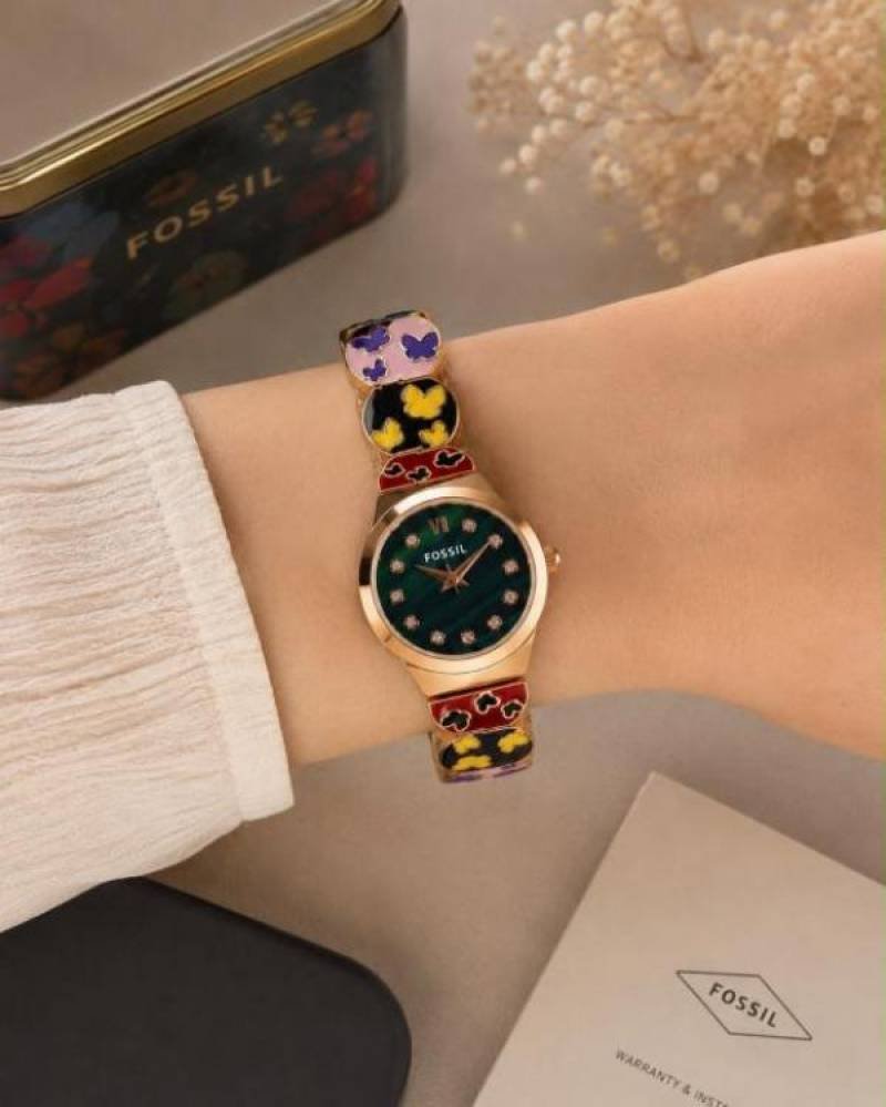 FOSSIIL GREEN ANALOG LADY 909 Main image