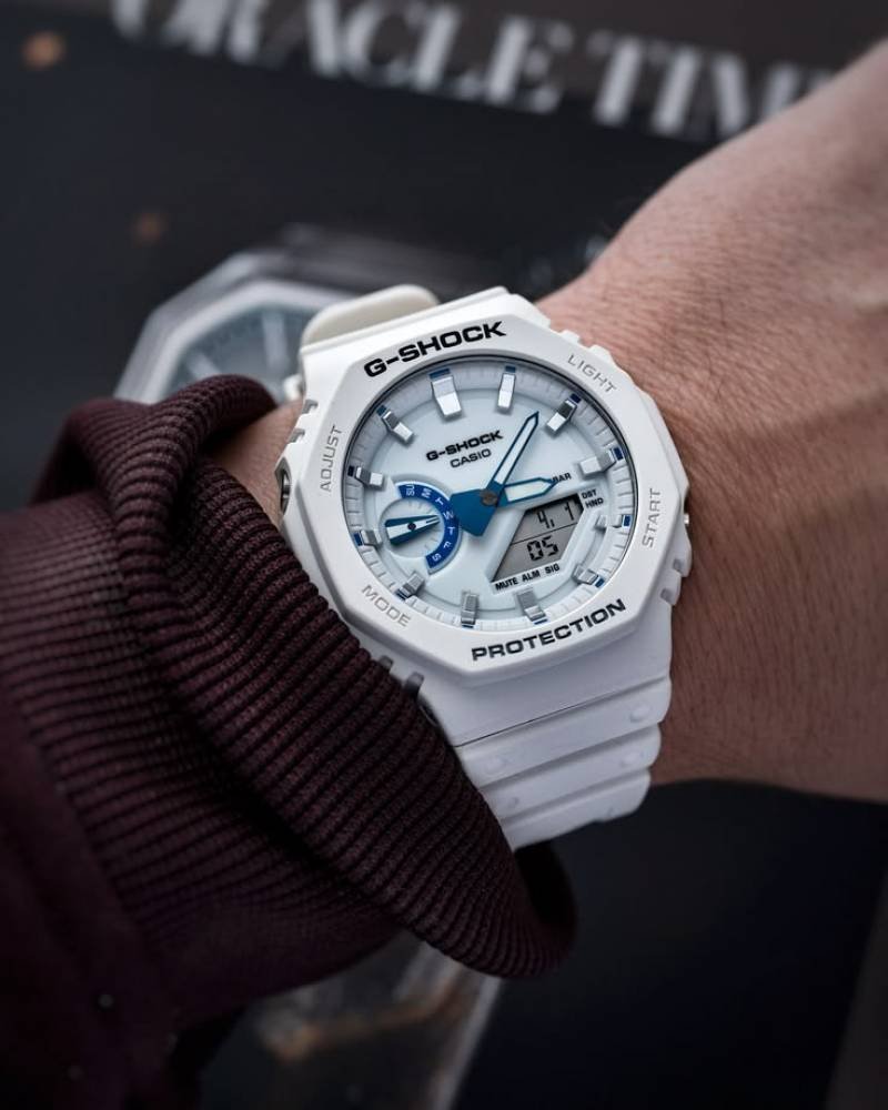 Casio G- Shock GA-2100HDS-7A white Main image