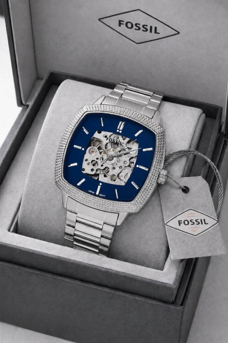Fossii_l x Nick Jonas Machine Luxe silver Blue Main image