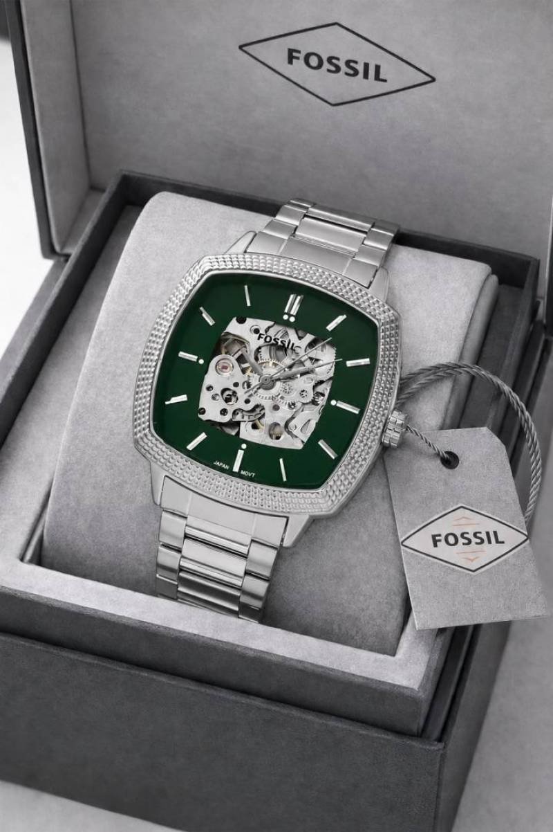 Fossii_l x Nick Jonas Machine Luxe silver green Main image