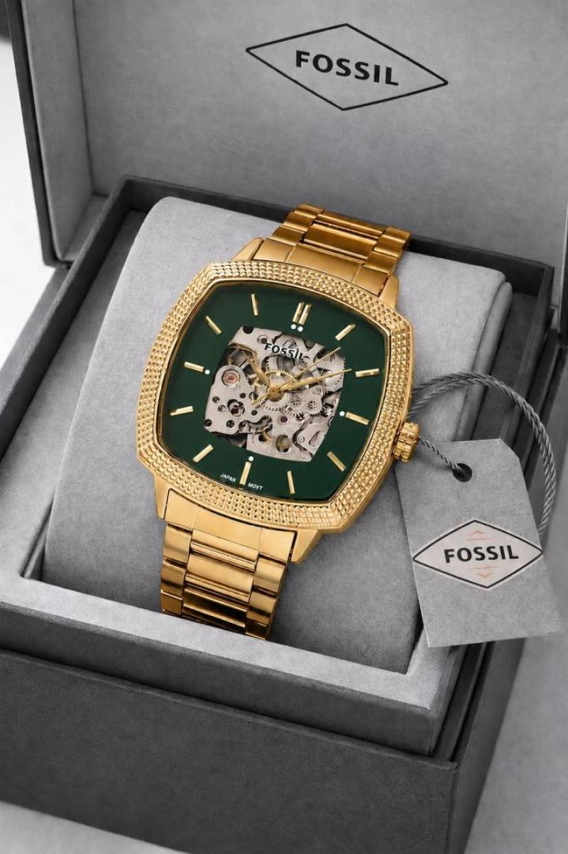 Fossii_l x Nick Jonas Machine Luxe gold green Main image