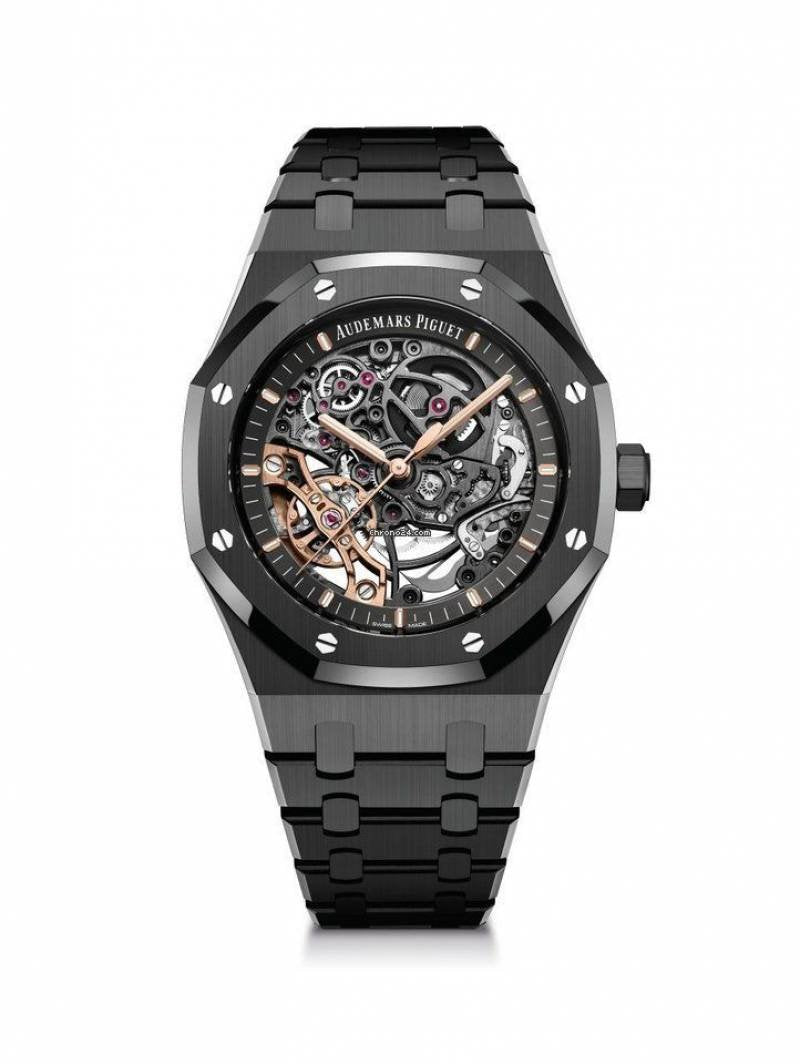 Audemars piguee_tRoyal Oak Skeleton Automatic Blacke Main image
