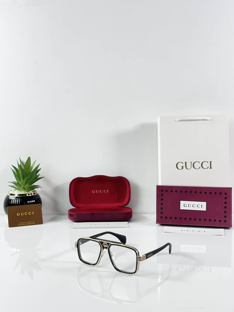 Gucc 1295 Gold Black Frame Main image
