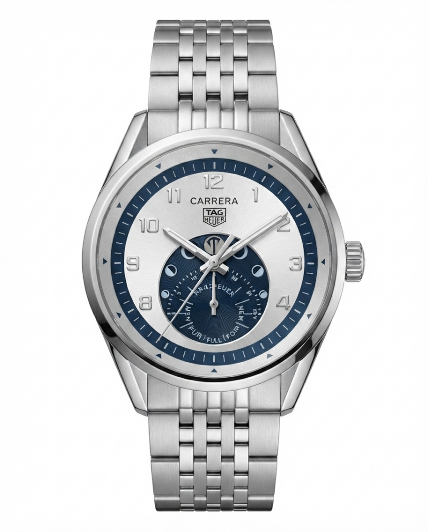 Tag heuee_r  Carrera Astronomer Silver Blue Dial