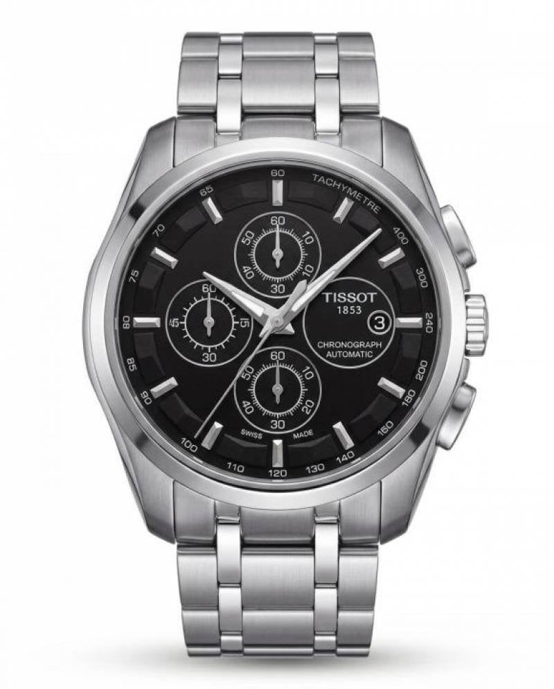 Tissoo_t 1853 Couturier Silver Black dial