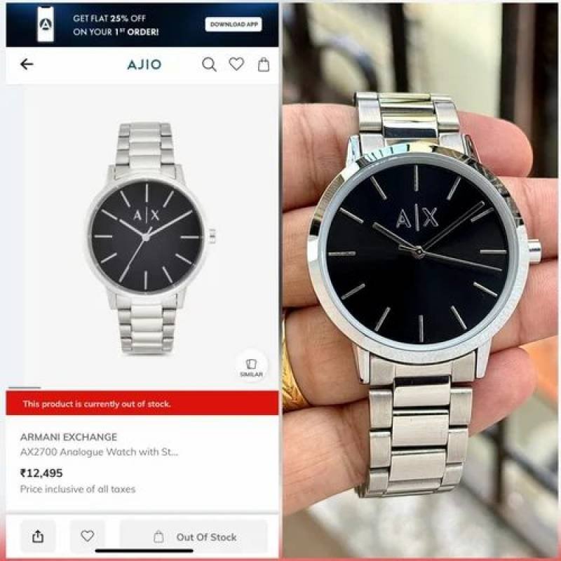 Armaan_i Exchange Classic Silver-Black Main image