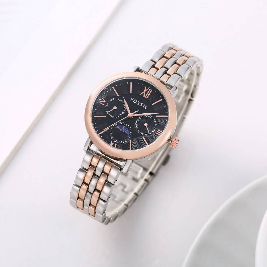 Fossii_l Es3121 Jacqueline Sun Moon Two-Tone-Copper-Black Main image