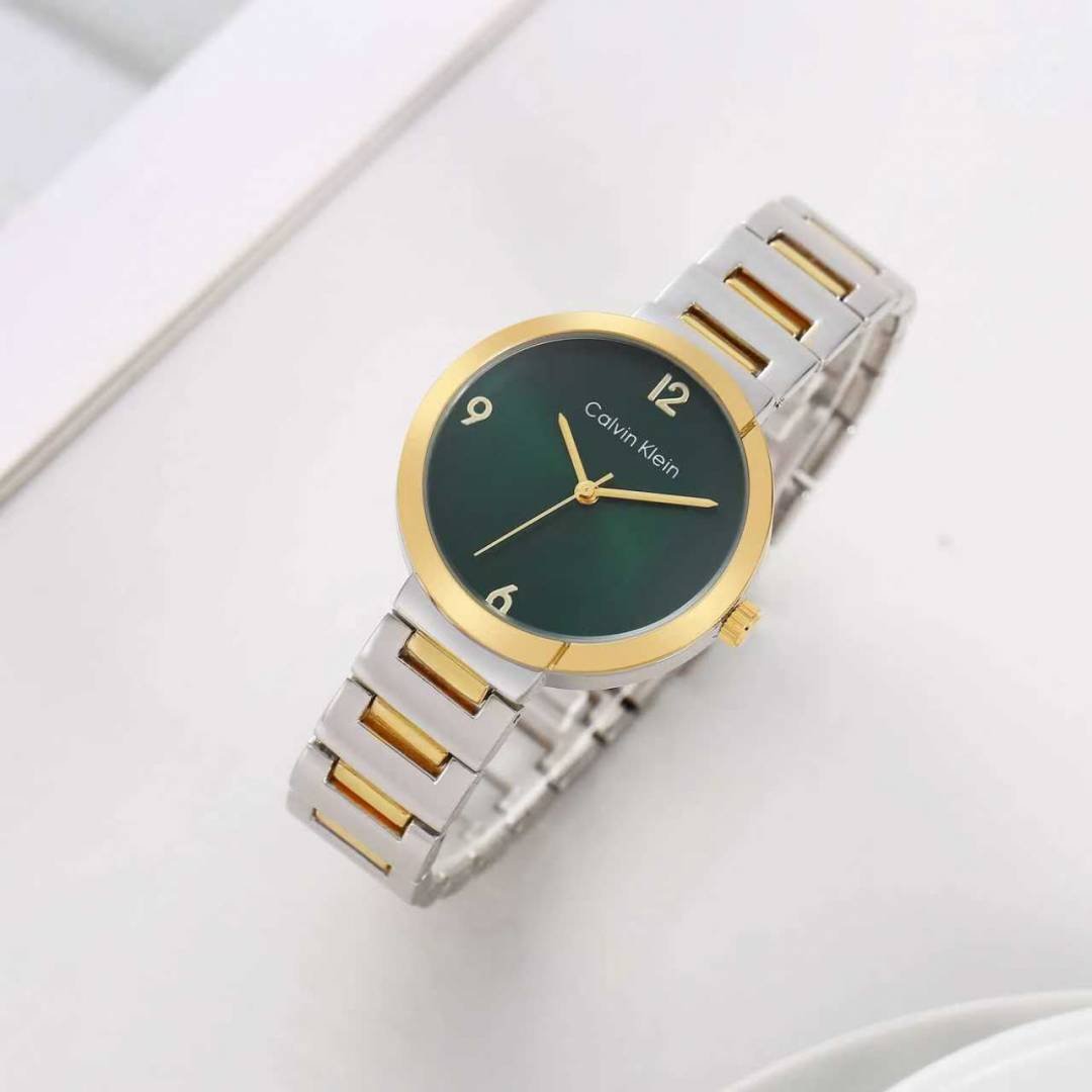 Calvin Kleii_n Eccentric 2Ton Gold Green Main image