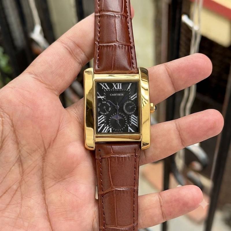 Cartieer Paris Slim Brown Gold