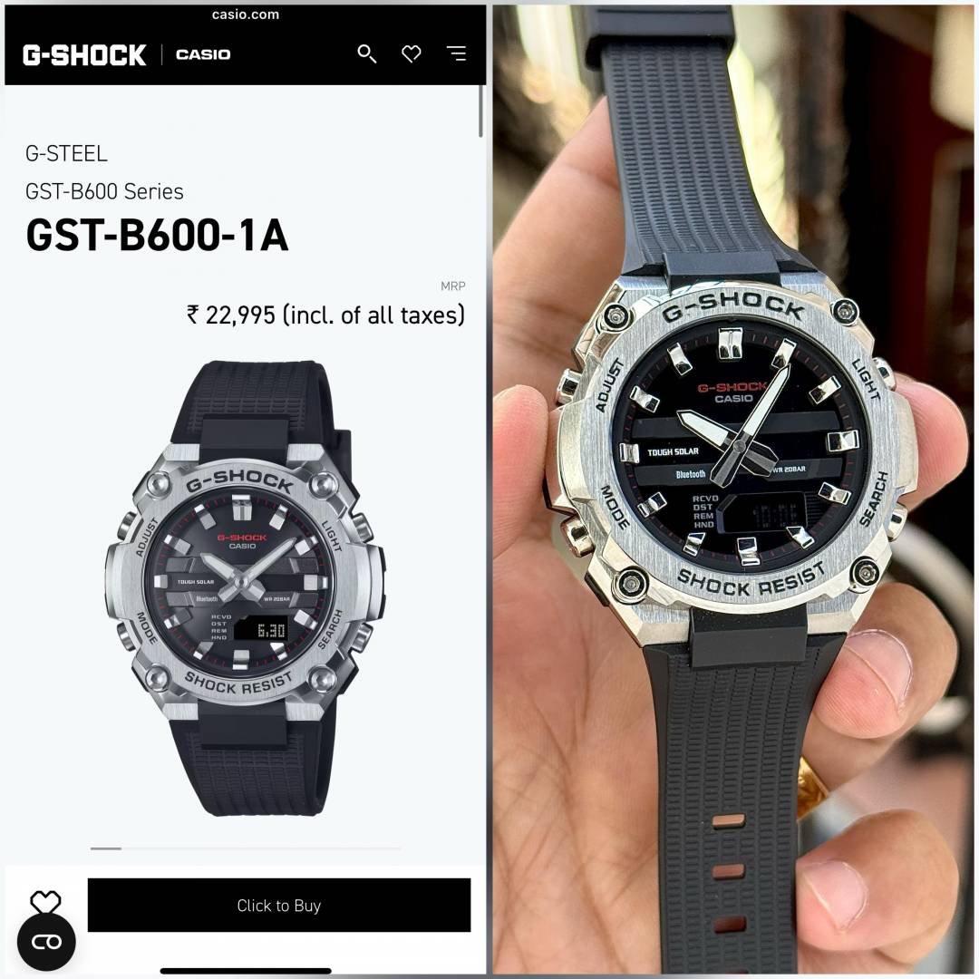 CASI O GSHOCK GST-B600-1A STORE PREMIUM 936 Main image