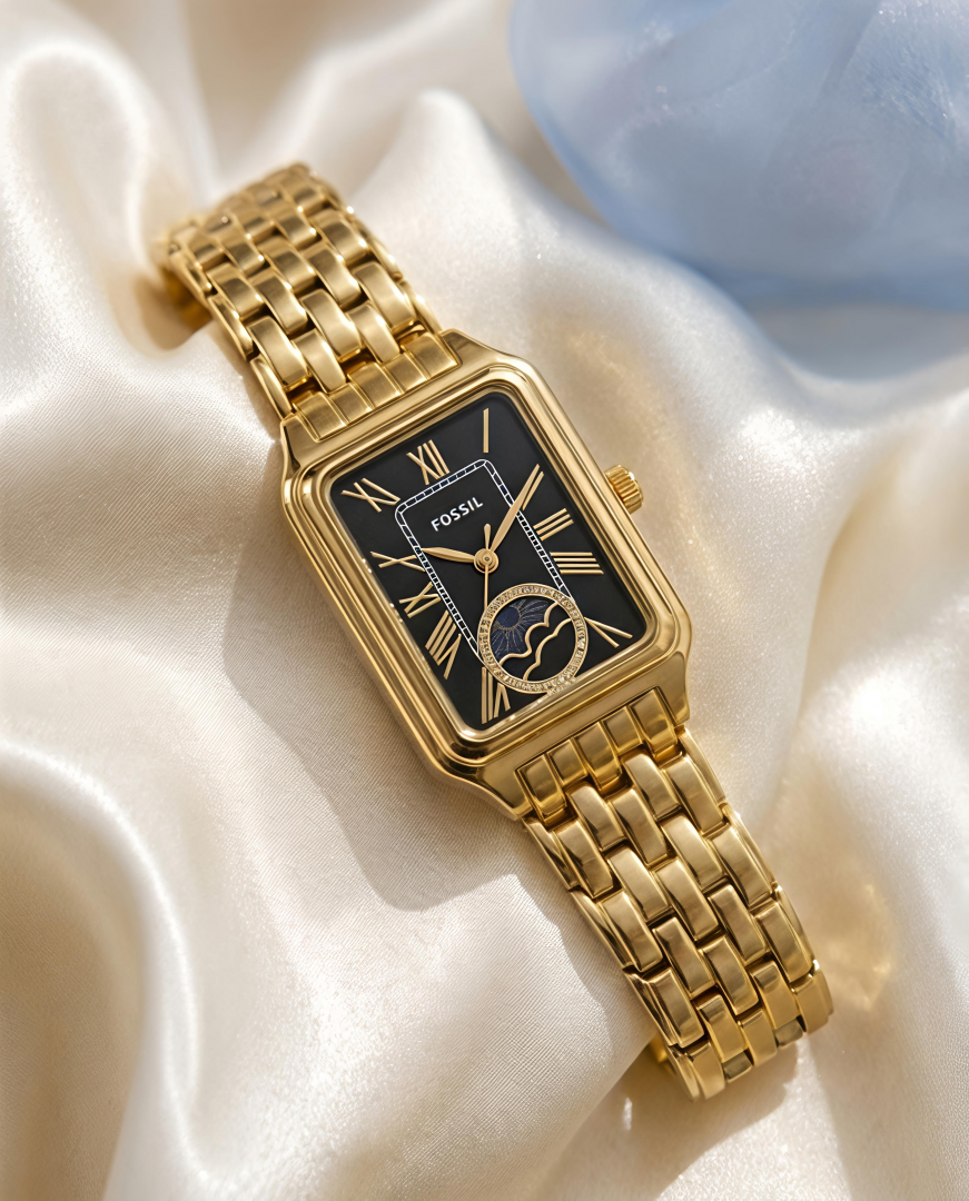 Fossii_l Raquel Sun Moon Gold Black Main image